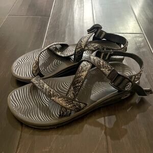Chacos Z Cloud Sandals Gray Black Hiking Outdoor Water Sandal Women's Size 10